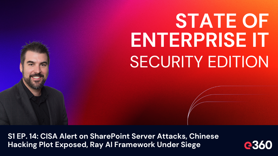 The State Of Enterprise IT Security Podcast - ﻿S1 EP. 14: CISA Alert On ...